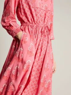 Pink Quilted Bib Dress -Oxford Sales Store N02610s5