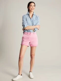 Joules Pink Cruise Mid Thigh Length Chino Shorts -Oxford Sales Store N40409s3