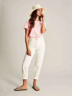 Pink Crew T-Shirt -Oxford Sales Store N42333s3