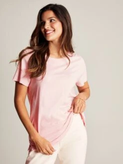 Pink Crew T-Shirt -Oxford Sales Store N42333s4