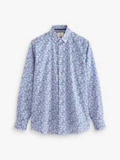 White Print Shirt -Oxford Sales Store T15 863s5