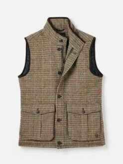 Brown Tweed Gilet -Oxford Sales Store T60386s8