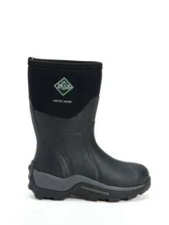 Muck Boots Black Arctic Sport Short Wellies