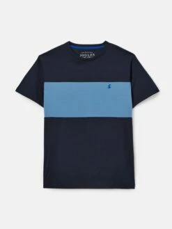 Blue Colourblock T-Shirt -Oxford Sales Store U11944s6