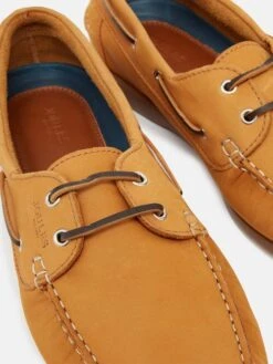 Tan Brown Classic Leather Boat Shoes -Oxford Sales Store U75287s6