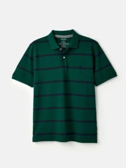 Green Classic Fit Striped Polo -Oxford Sales Store U75388s5