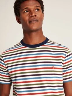 White Jersey Crew Neck T-Shirt -Oxford Sales Store U75412s4