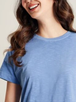 Blue Short Sleeve T-Shirt -Oxford Sales Store U77161s5